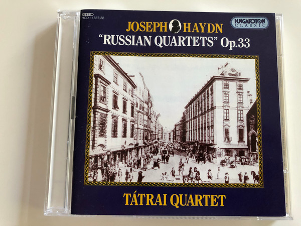 Joseph Haydn - "Russian Quartets" Op. 33 / Tátrai Quartet / Hungaroton Classic Audio CD 1994 / HCD 11887-88 / 2 CD (5991811188726)