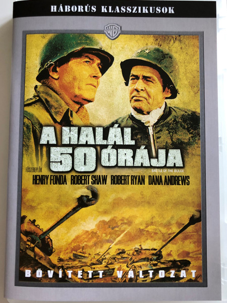 Battle of the Bulge DVD A halál 50 órája / Directed by Ken Annakin / Starring: Henry Fonda, Robert Shaw, Robert Ryan, Dana Andrews / Háborús Klasszikusok (5996514003222)