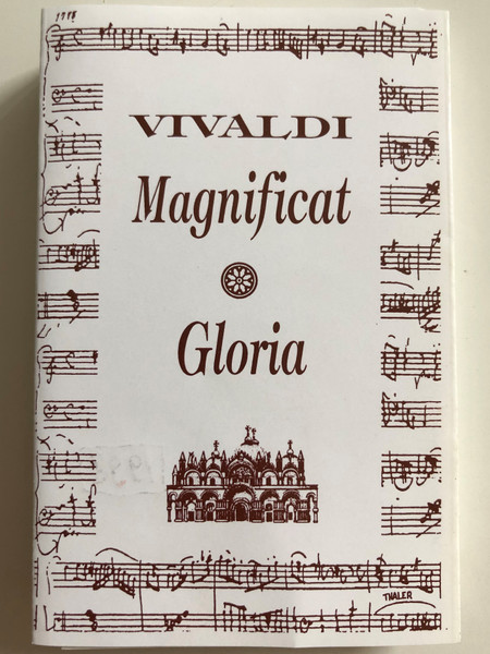 Vivaldi : Magnificat - Gloria / Musica Sacra Ének És Zenekar ‎/ Allegro Thaler ‎CASSETTE STEREO