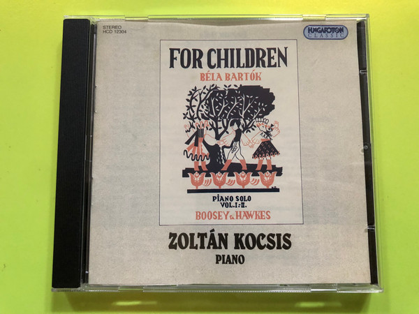  Béla Bartók – For Children | Piano Solo Vol I-II (Audio CD) (5991811230425)