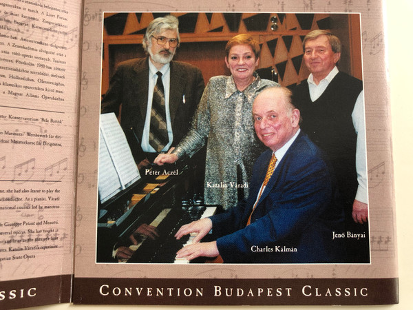 Concert / Charles Kalman und Emmerich Kalman / Transcription fur 2 klaviere von Charles Kalman / First Performance For Two Pianos! / Előszőr: Ket Zongorara / Convention Budapest Classic Audio CD / CBP 008
