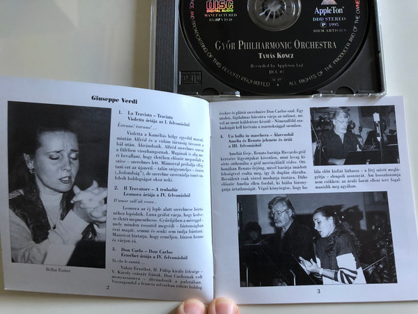 Eszter ‎Bellai – Swinging Sentiments / Szárnyaló Szenvedélyek / Verdi, Puccini / Magyar Könyvklub ‎Audio CD Stereo / BCC - 07