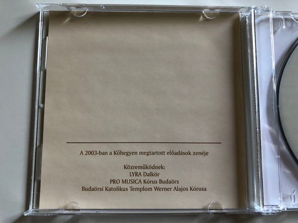 Bató Géza - Tóth Benedek / Budaörsi Passió - Budaorser Passion 2003 / Conducted: Toth Benedek / Szerzoi kiadas Audio CD / P 001