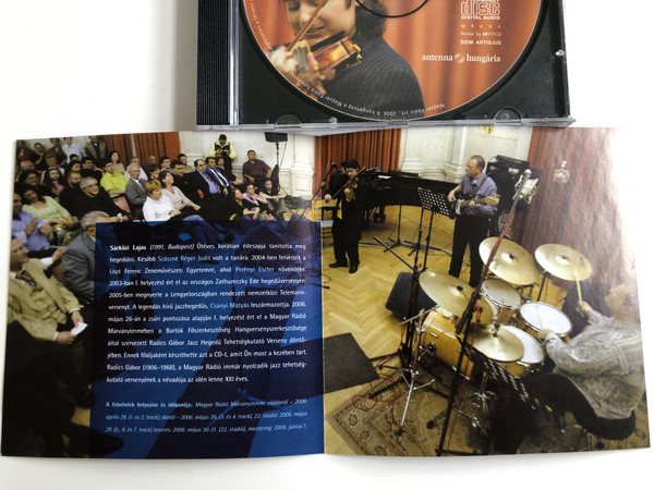 Sarkozi Lajos - I'm Only 15 / a Bartok Radio Radics Gabor / Nemzetkozi Jazz Hegedu, Tehetsegkutato Versenyenek / I. helyezettje / Magyar Radio Audio CD 2006 / MR 086