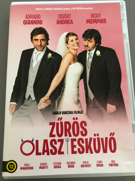 Un matrimonio da favola DVD 2014 Zűrös Olasz esküvő / Directed by Carlo Vanzina / Starring: Stefania Rocca, Adriano Giannini, Osvárt Andrea, Ricky Memphis (5999546337358)