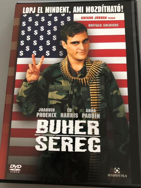  Buffalo Soldiers DVD 2001 Buher Sereg / Directed by Gregor Jordan / Starring: Joaquin Phoenix, Ed Harris, Anna Paquin, Scott Glenn, Haluk Bilginer (5996473009143)