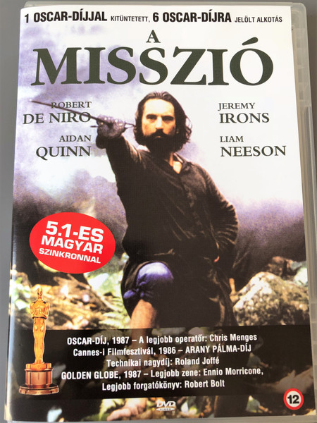 The Mission DVD 1986 A Misszió / Directed by Roland Joffé / Starring: Robert de Niro, Jeremy Irons, Ray McAnally, Aidan Quinn (5999881068504)