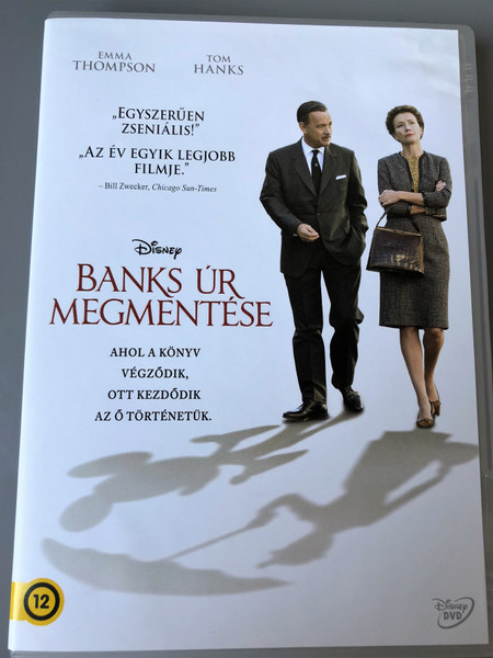 Saving Mr. Banks DVD 2014 Banks úr megmentése / Directed by John Lee Hancock / Starring: Tom Hanks, Emma Thompson (5996514018042)