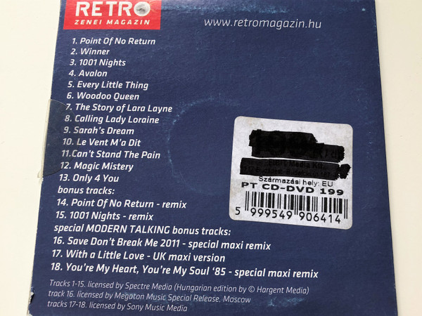  Systems in Blue - Point of no return - az album / Audio CD Pt CD-DVD 199 (5999549906414)