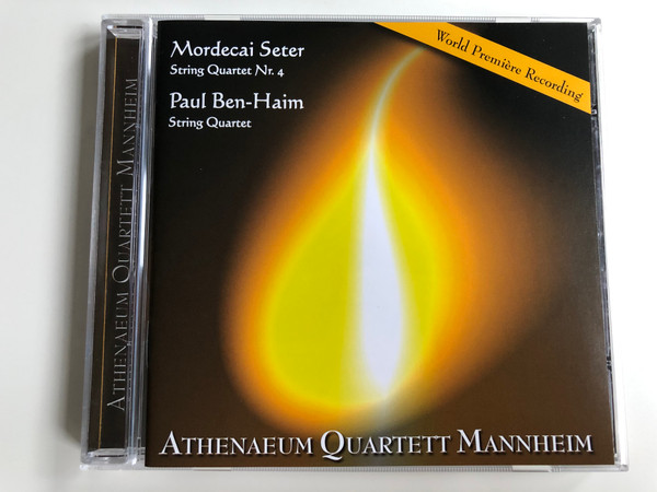 Mordecai Seter - String Quartet Nr.4 / Paul Ben-Haim - String Quartet / Athenaeum Quartett Mannheim / Ars Sonadi Audio CD 2006