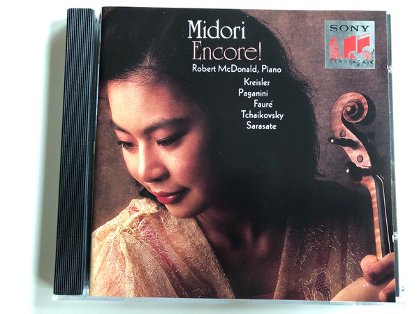 Midori - Encore! / Piano: Robert McDonald / Kreisler, Paganini, Faure, Tchaikovsky, Sarasate / Sony Classical ‎Audio CD 1992 / SK 52568