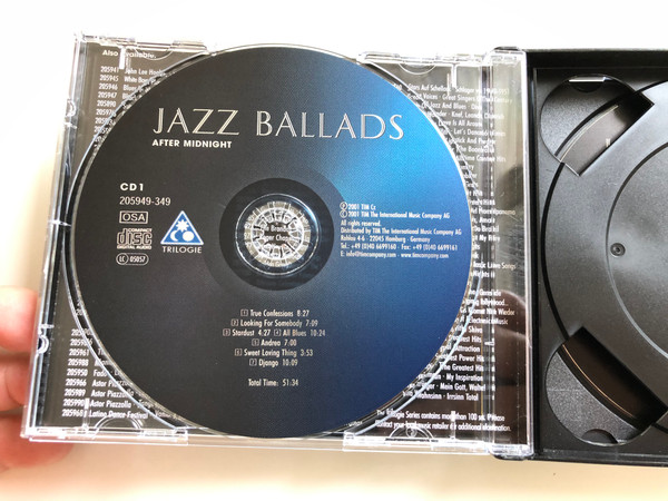 Jazz Ballads - After Midnight / Jim Hall, Larry Coryell, Chroma, Charles Fambrough, Savoy Brown, and many others / Trilogie 3x Audio CD 2001 / 205949-349