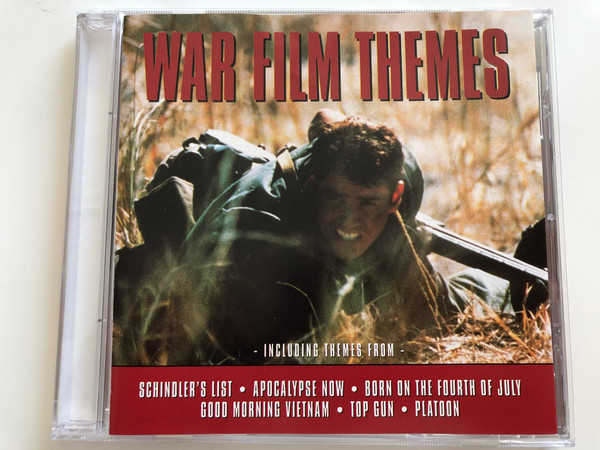 War Film Themes / Including Themes From Schindler's List, Apocalypse Now, Born On The Fourth Of July, Good Morning Vietnam, Top Gun, Platon / Castle Communications ‎Audio CD 1995 / MAC CD 278