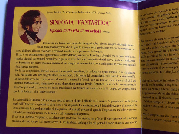 Sinfonie Classiche 4 / Berlioz – Sinfonia "Fantastica" - Episodi Della Vita Di Un Artista / Orchestra Filarmonica Slovacca, Zdenek Kosler / Specchio Della Stampa ‎Audio CD 1996 Stereo / I - 0696075
