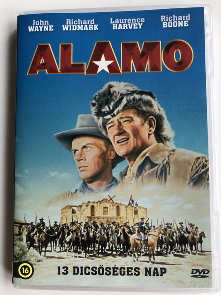 The Alamo DVD 1960 Alamo - 13 Dicsőséges nap / Directed by John Wayne / Starring: John Wayne, Richard Widmark, Laurence Harvey (5999546336870)