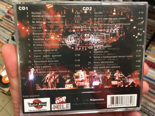 Apostol - koncertalbum / Budapest Sportcsarnok 1999. március 19-20 / 2x Audio CD 1999 / Magneoton (0639842778626)