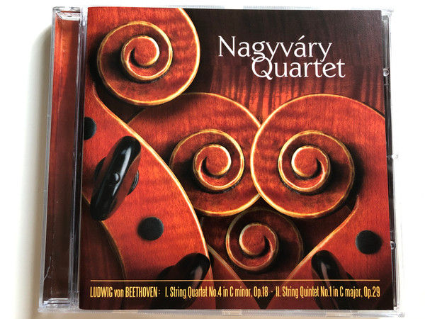 Nagyvary Quartet / Ludwig von Beethoven: I. String Quartet No. 4 in C minor, Op. 18, II. String Quartet No. 1 in C major, Op. 29 / Tom-Tom Records Audio CD 2009 / TTCD 127