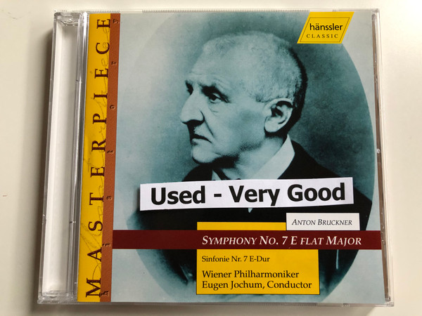 Anton Bruckner – Symphony No. 7 In E Flat Major = Sinfonie Nr. 7 E-Dur / Wiener Philharmoniker / Conductor: Eugen Jochum ‎/ Hänssler Classic Audio CD 2003 / CD 94.043 CD 94.043