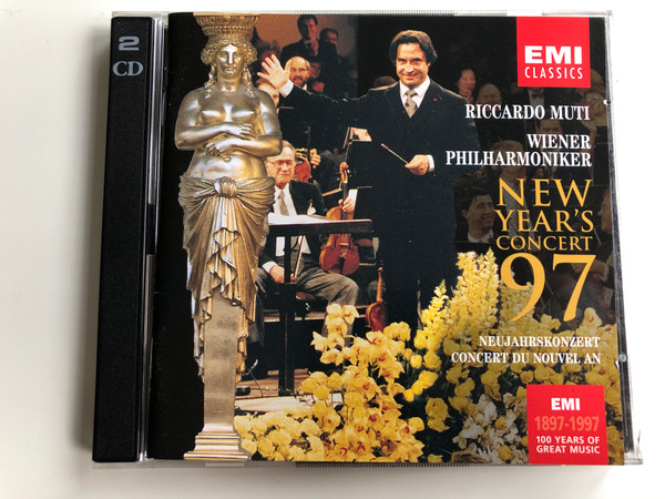 Riccardo Muti / Wiener Philharmoniker ‎/ New Year's Concert '97 / Neujahrskonzert Concert Du Nouvel An / EMI 1897-1997, 100 Years Of Great Music / EMI Classics 2x Audio CD 1997 Stereo / 7243 5 56336 2 0