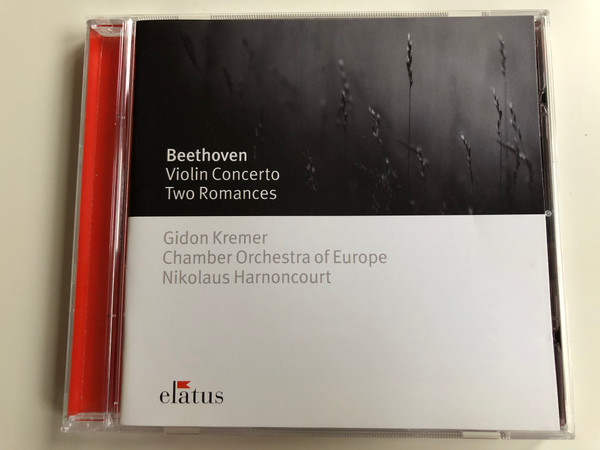 Beethoven - Violin Concerto, Two Romances / Gidon Kremer, Chamber Orchestra Of Europe, Nikolaus Harnoncourt / Elatus Audio CD 2003 / 0927-49773-2