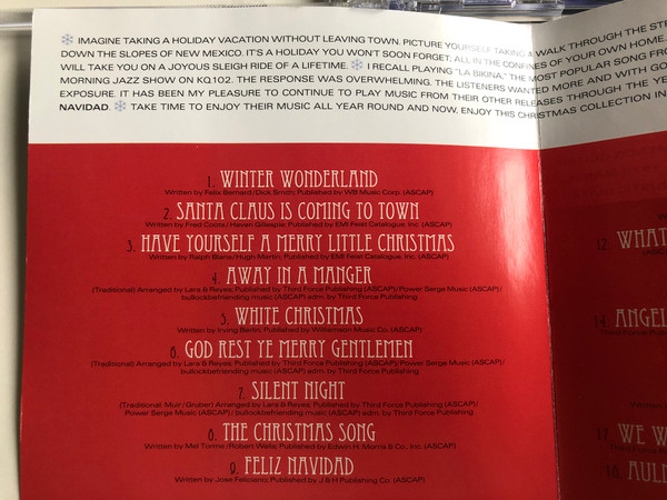 Lara & Reyes ‎– Navidad / Higher Octave Music ‎Audio CD 2000 / VHOCD77
