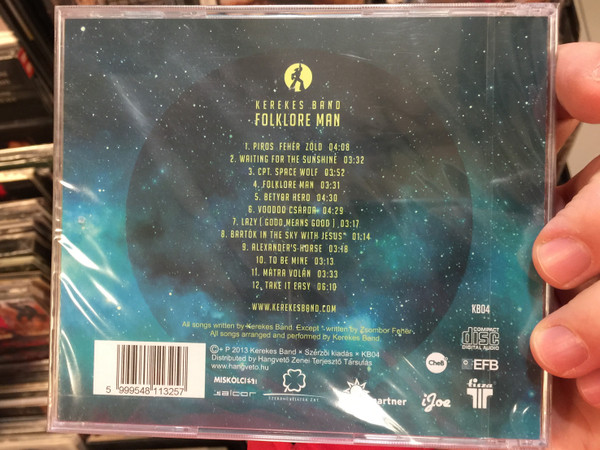 Kerekes Band ‎– Folklore Man / Not On Label (Kerekes Band Self-released) ‎Audio CD 2013 / KB04