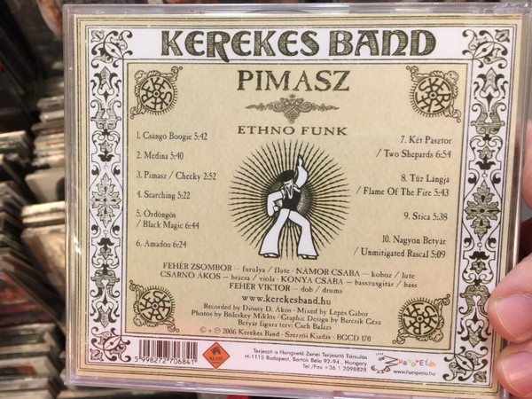 Kerekes Band ‎– Pimasz (Ethno Funk) / Not On Label (Kerekes Band Self-released) ‎Audio CD 2006 / BGCD 170