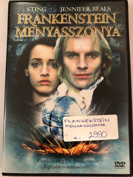 The Bride DVD 1985 Frankenstein Menyasszonya / Directed by Franc Roddam / Starring: Sting, Jennifer Beals, Geraldine Page, Clancy Brown, Anthony Higgins, David Rappaport (5999010459265)