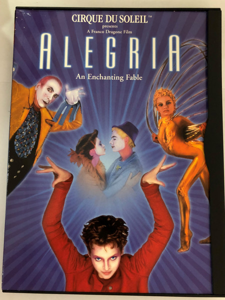 Cirque du Soleil presents - Alegria - An enchanting Fable DVD 1998 / Directed by y Franco Dragone / Starring: Frank Langella, Mako, Julie Cox, René Bazinet, Whoopi Goldberg (014381687422)