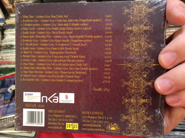 Gárdonyi, a költő - A 34. Kaláka Fesztivál dalnokversenyének legjobb produkciói / Eger, 2013. junius 30. / Gryllus Kiadó Audio CD / GCD 128-2013