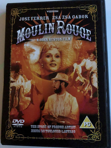 Moulin Rouge DVD 1952 / Directed by John Huston / Starring: Jose Ferrer, Gábor Zsa Zsa, Suzanne Flon, Katherine Kath (5018755503016)