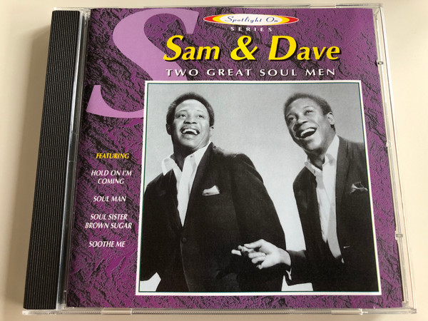 Sam & Dave ‎– Two Great Soul Men / Featuring Hold On I'm Coming, Soul Man, Soul Sister Brown Sugar, Soothe Me / Javelin Audio CD 1996 / ‎HADCD208