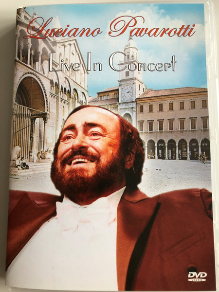 Luciano Pavarotti - Live in Concert DVD 2005 / The Modena Recital 1986 / Piano: Robert Kettelson / San Juan Music Group (5706238328095)