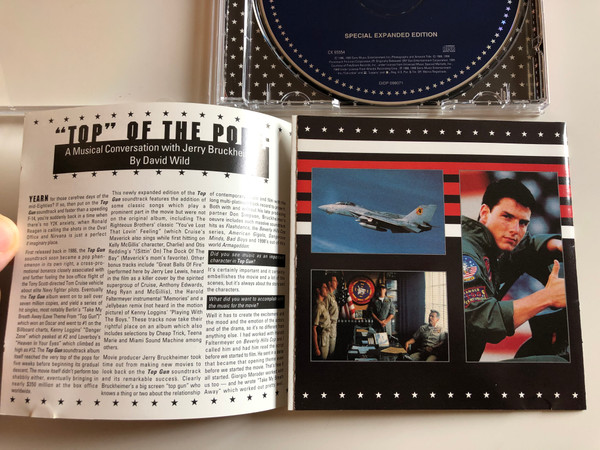 Original Motion Picture Soundtrack - Top Gun / Special Expanded Edition / Kenny Loggins: Danger Zone, Cheap Trick: Mighty Wings, Kenny Loggins: Playing With The Boys, Teena Marie: Lead Me On... / Columbia ‎Audio CD 1999 / CK 65554
