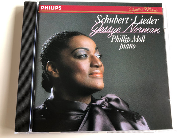 Schubert, Lieder - Jessye Norman / Phillip Moll, piano / Philips ‎Audio CD 1985 / 412 623-2