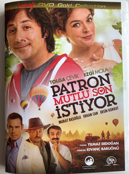 Patron Mutlu Son Istiyor DVD 2014 Boss Wants a Happy Ending / Directed by Kıvanç Baruönü / Starring: Tolga Çevik, Ezgi Mola, Murat Başoğlu, Ersin Korkut (8697428130406)