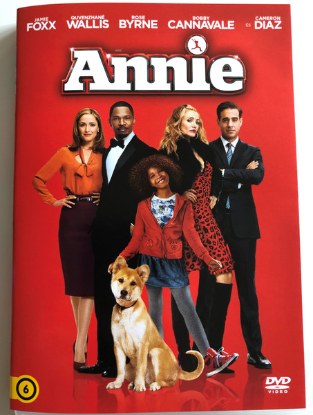 Annie DVD 2014 / Directed by Will Gluck / Starring: Quvenzhané Wallis, Jamie Foxx, Rose Byrne, Bobby Cannavale, Cameron Diaz (5948221491038)
