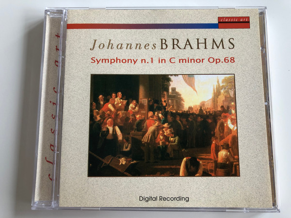 Johannes Brahms ‎– Symphony N. 1 In C minor Op.68 / Classic Art Audio CD 2000 / CA 196