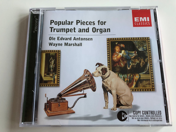 Popular Pieces For Trumpet And Organ / Ole Edvard Antonsen, Wayne Marshall / EMI Classics ‎Audio CD 2003 Stereo / 5 85452 2