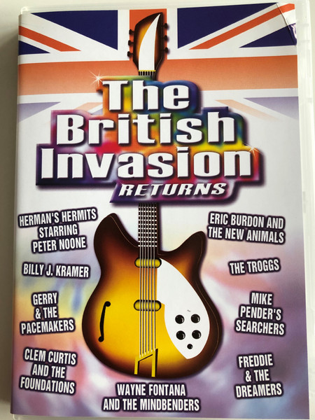 The British Invasion Returns DVD 2000 / Directed by Haig Papasian / 31 Brit Hits: The Troggs, Mike Pender's Searchers, Clem Curtis and the Foundations, Billy J. Kramer (7391970036926)