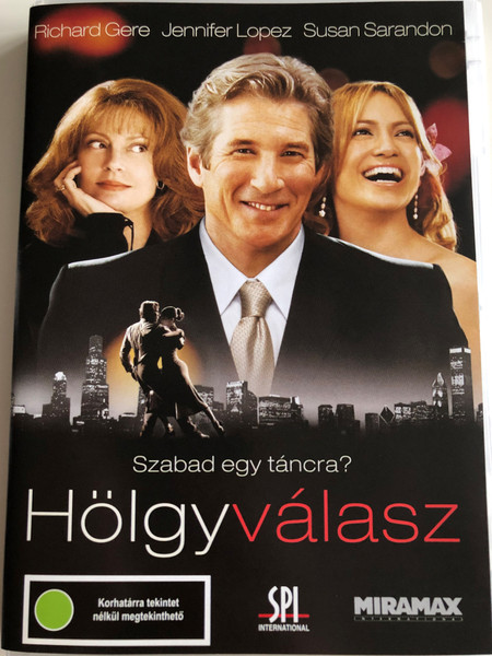 Shall We Dance? DVD 2004 Hölgyválasz / Directed by Peter Chelsom / Starring: Richard Gere, Jennifer Lopez, Susan Sarandon (5999544151116)