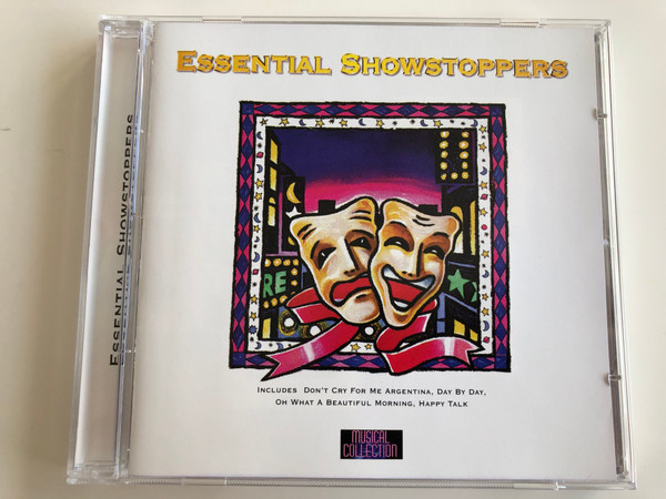 Esential Showstoppers / Includes Don't Cry For Me Argentina, Day By Day, Oh What A Beautiful Morning, Happy Talk / Bellevue Entertainment Audio CD 1997 / 8540-2