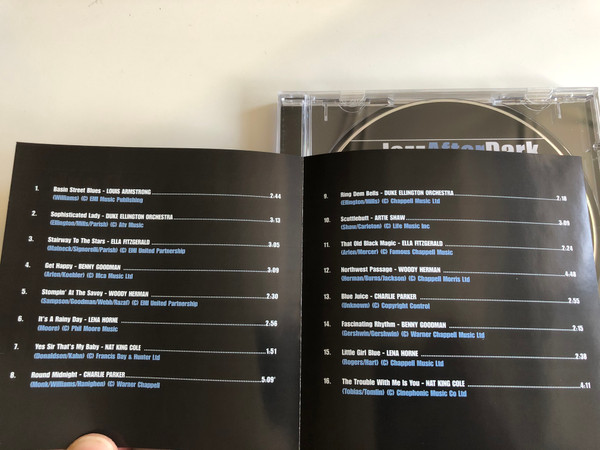 Jazz After Dark - Basin Street Blues / Get Happy, Round Midnight, Ring Dem Bells, Scuttlebutt, Northwest Passage, Blue Juice, and many more / Exclusive Edition Audio CD 2005 / 21027-2