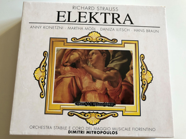 Richard Strauss ‎– Elektra / Anny Konetzni, Martha Modl, Daniza Ilitsch, Hans Braun / Orchestra Stabile E Coro Del Maggio Musicale Fiorentino, Dimitri Mitropoulos / Hommage 2x Audio CD 2000 Stereo / 7001841 - HOM