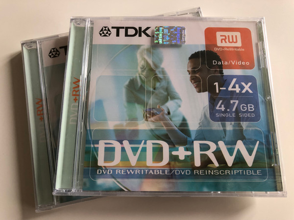 DVD+RW / TDK Blank Rewritable DVD disc / 1-4X - 4.7GB / Single Sided / Data/Video (4902030183462)