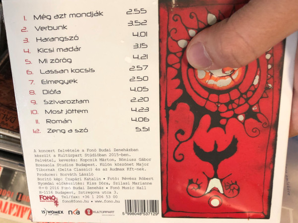 Lajkó Félix ‎– Most Jöttem... / Palya Bea, Csizmadia Anna, Tinter Gabriella, Porteleki Laszlo / Fonó Budai Zeneház ‎Audio CD 2016 / FA 371-2