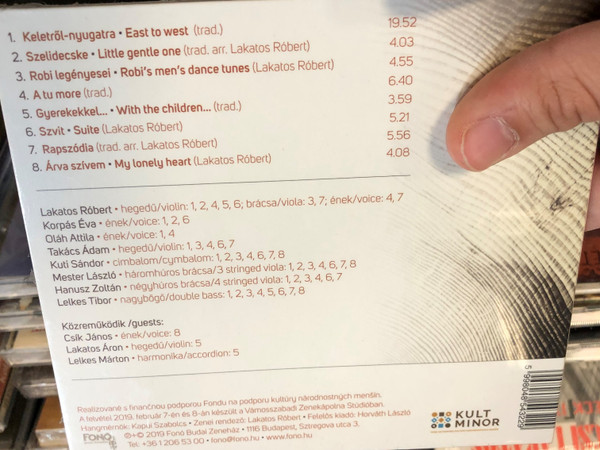 Lakatos Róbert És A Rév ‎– Réveteg / Fonó Records ‎Audio CD 2019 / FA 432-2