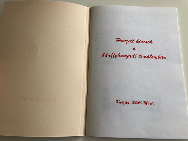 Hímzett kincsek a bánffyhunyadi templomban by Kusztos Ildikó Mária / Paperback (Staplebound) (HímzettKincsek)