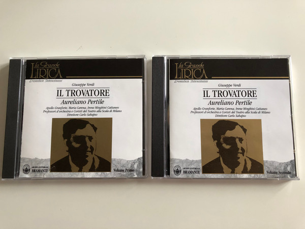 Giuseppe Verdi - Il Trovatore - Volume Primo, Volume Secondo / Aureliano Pertile / Apollo Granforte, Professori D' Orchestra Del Teatro Alla Scala Di Milano / Gruppo Editoriale Bramante ‎2x Audio CD 1994 / MCBCD8001, MCBCD8002