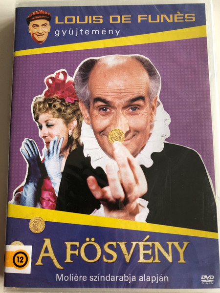 L'Avare DVD 1980 A Fösvény (The Miser) / Directed by Jean Girault, Louis de Funès / L'Avare de Molière / Starring: Louis De Funés, Franck Cabot-David, Hervé Bellon / De Funes gyűjtemény (5996473012945)